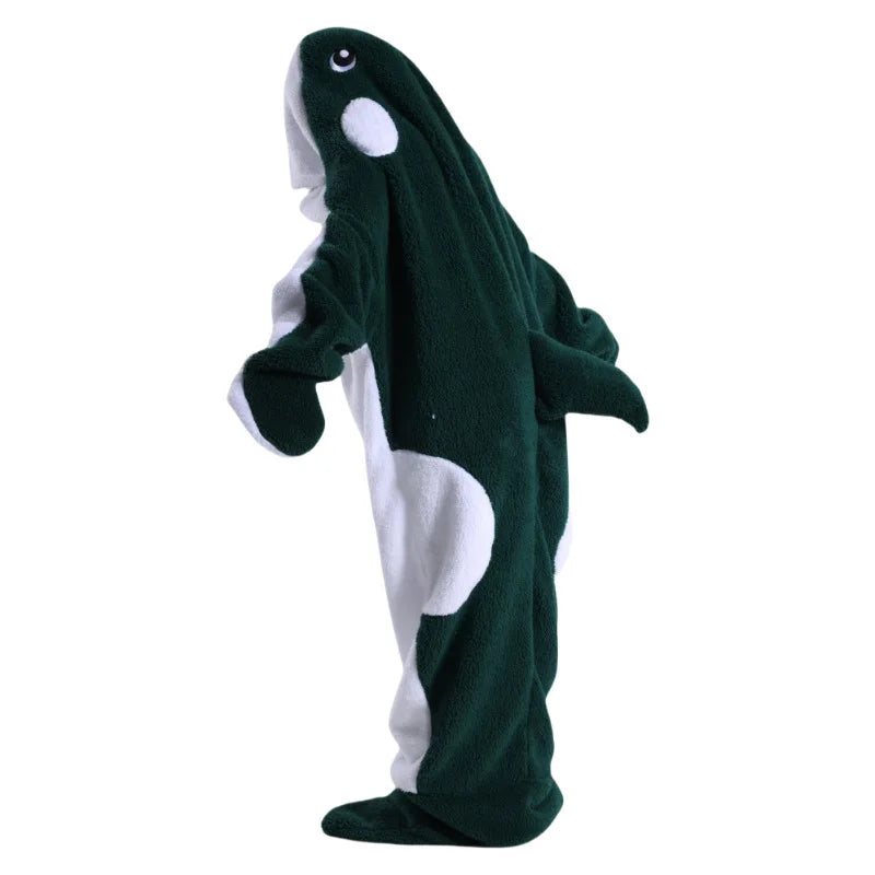 Orca Killer Whale Sleeping onesie