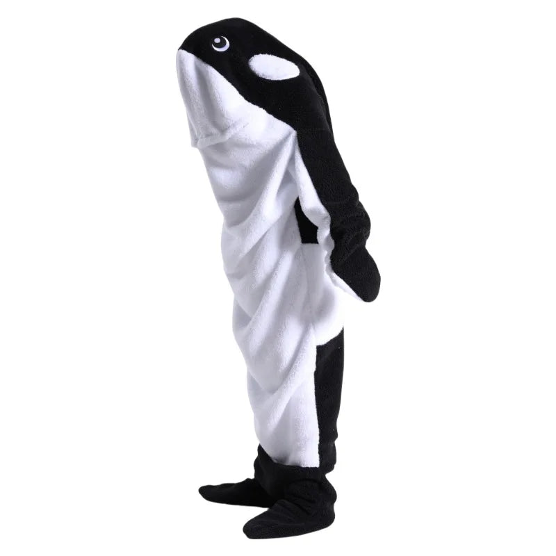 Orca Killer Whale Sleeping onesie